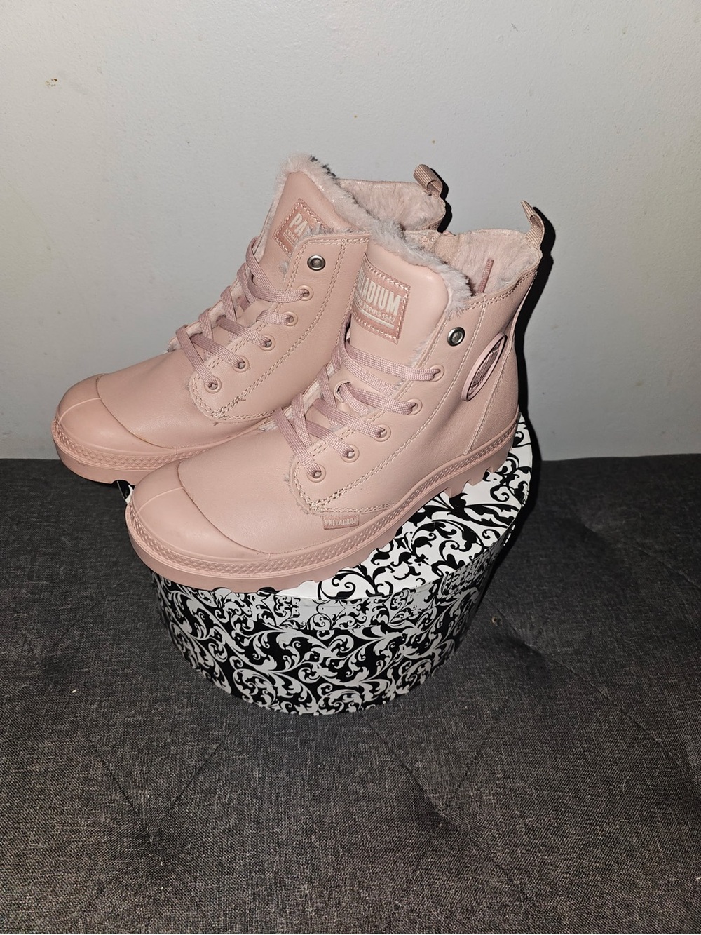 Palladium Pink Winter Boots Like New